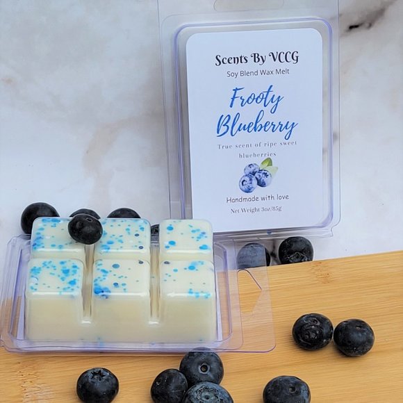Frooty Blueberry Soy Blend Wax Melt - Picture 2 of 4
